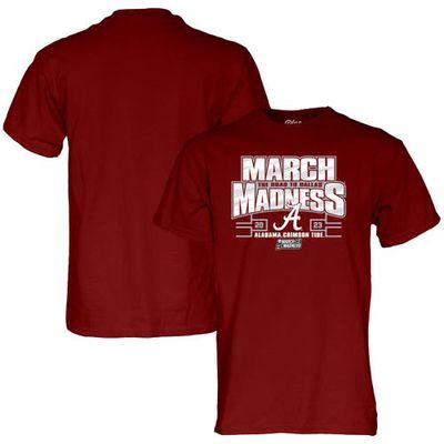 BLUE 84 Crimson Alabama Crimson Tide 2023 NCAA Women's Basketball Tournament March Madness T-Shirt