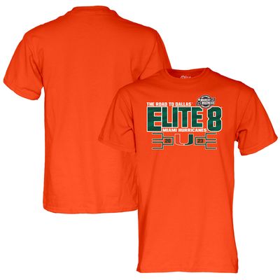 Blue 84 Orange Miami Hurricanes 2023 NCAA Women's Basketball Tournament March Madness Elite Eight T-Shirt