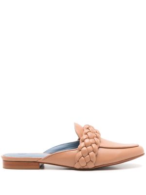 Blue Bird Shoes braided leather mules - Neutrals