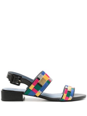 Blue Bird Shoes colour-block leather sandals - Multicolour