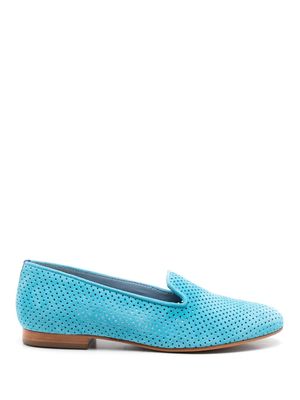 Blue Bird Shoes perforated leather loafers