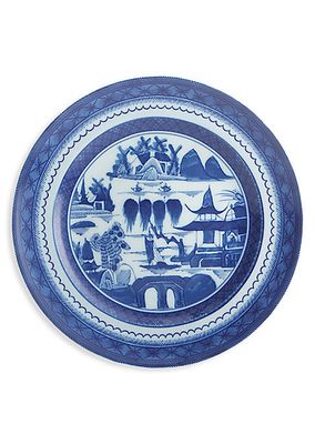 Blue Canton Porcelain Dessert Plate