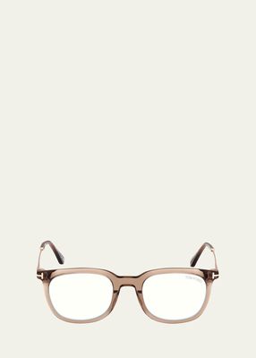 Blue Filtering Acetate Square Glasses