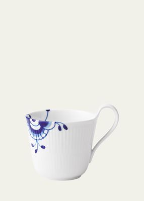 Blue Fluted Mega High-Handle Cup, 11 oz.