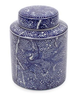 Blue Koi Fish Small Jar