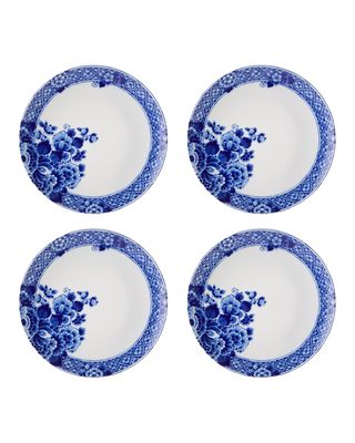 Blue Ming Bread And Butter Plates, Set of Four