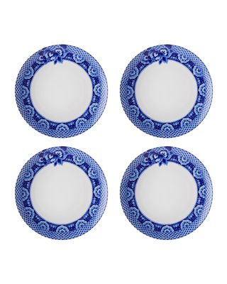 Blue Ming Dinner Plates, Set of Four