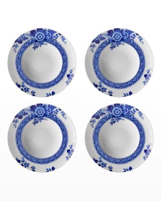 Blue Ming Soup Plates, Set of Four