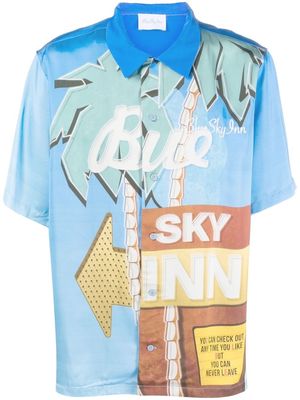 BLUE SKY INN A/O-print short-sleeve shirt