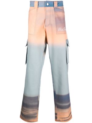 BLUE SKY INN abstract-print cotton trousers