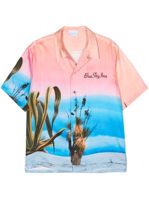 BLUE SKY INN Desert Sunrise graphic-print shirt - Pink