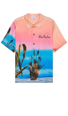 Blue Sky Inn Desert Sunrise Shirt in Pink