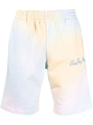 BLUE SKY INN embroidered-logo track shorts