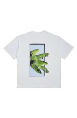 Blue Sky Inn Frond Organic Cotton Graphic Tee in White