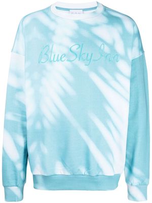 BLUE SKY INN logo-embroidered cotton sweatshirt