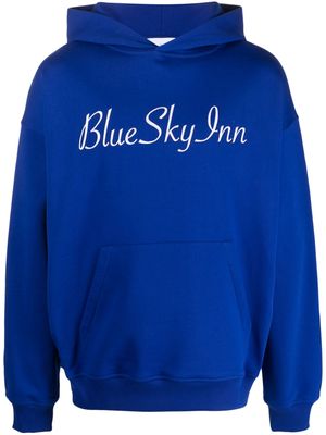 BLUE SKY INN logo-print cotton hoodie