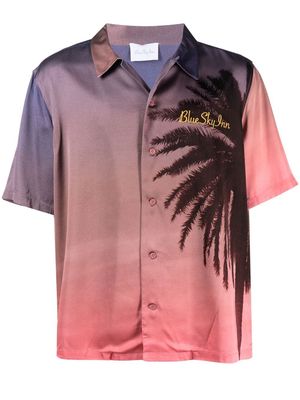 BLUE SKY INN palm tree gradient shirt - Pink