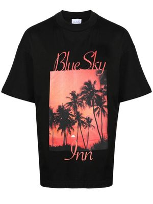 BLUE SKY INN photograph-print short-sleeve T-shirt - Black