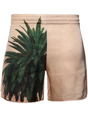 BLUE SKY INN Royal Palm track shorts - Neutrals