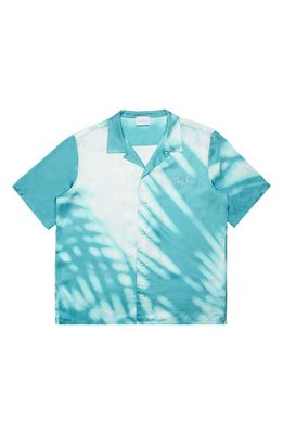 Blue Sky Inn Shadow Palms Short Sleeve Button-Up Shirt in Shadow Shade