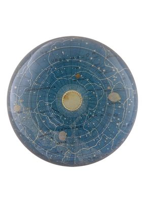 Blue Universe Dome Paperweight