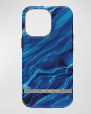 Blue Waves Antimicrobial Case, iPhone 13 Pro