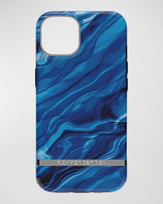 Blue Waves Antimicrobial Case, iPhone 13