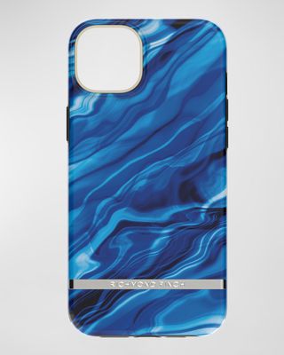 Blue Waves Antimicrobial Case, iPhone 14 Plus