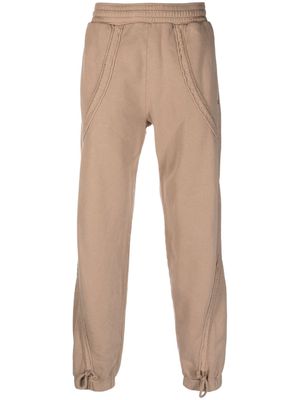 BLUEMARBLE drawstring cotton straight-leg trousers - Neutrals