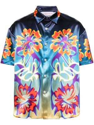 BLUEMARBLE floral-print satin shirt