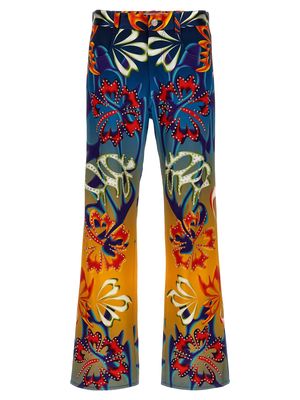 Bluemarble hibiscus Pants