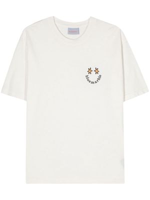 BLUEMARBLE logo-embroidered cotton T-shirt - White