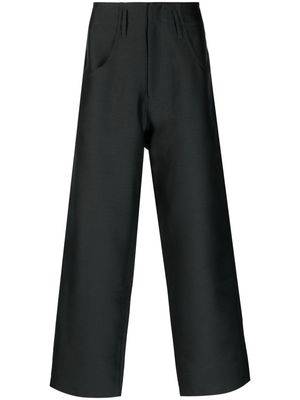 BLUEMARBLE pleated high-waisted flared trousers - Grey