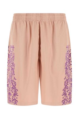 Bluemarble Powder Pink Fabric Bermuda Shorts