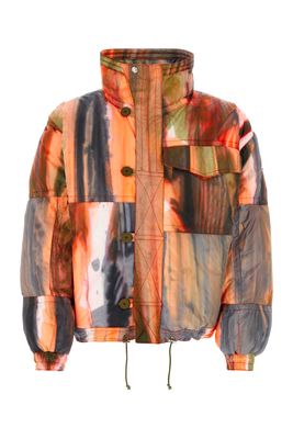 Bluemarble Printed Nylon Padded Jacket