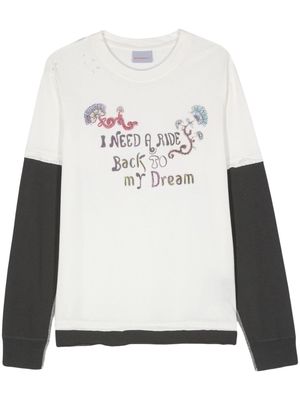 BLUEMARBLE slogan-print T-shirt - White