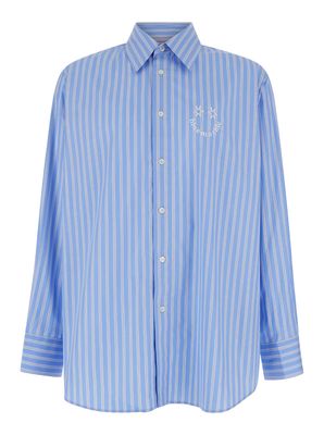 Bluemarble Smiley Stripe Popelin Shirt