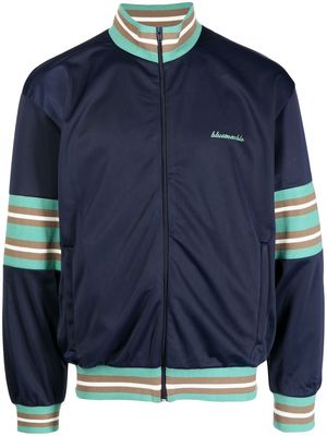 BLUEMARBLE stripe-trim detail logo jacket