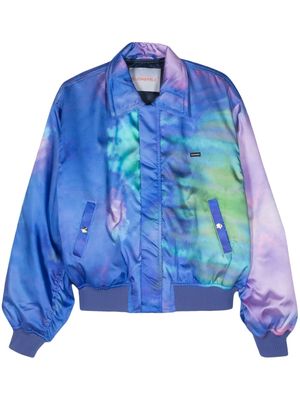 BLUEMARBLE tie-dye pattern padded jacket