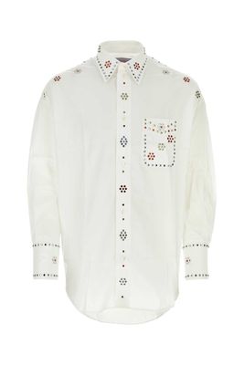 Bluemarble White Poplin Shirt