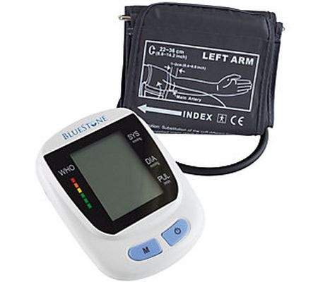 Bluestone Automatic Upper Arm Blood Pressure Mo nitor & Cuff