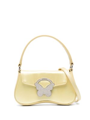 Blugirl butterfly-plaque leather bag - Yellow