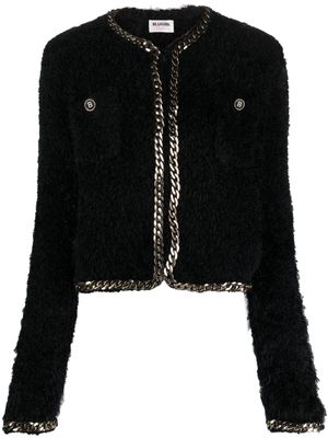 Blugirl chain-trim fitted jacket - Black