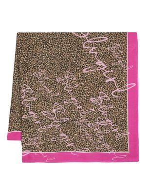Blugirl cheetah-print scarf - Neutrals