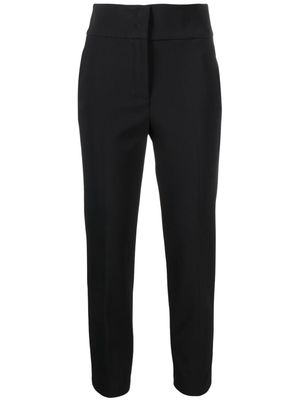 Blugirl high-waist tapered-leg trousers - Black