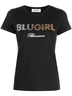 Blugirl logo-embellished T-shirt - Black