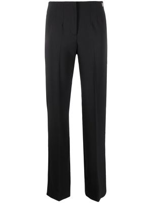 Blugirl logo-lettering tailored trousers - Black
