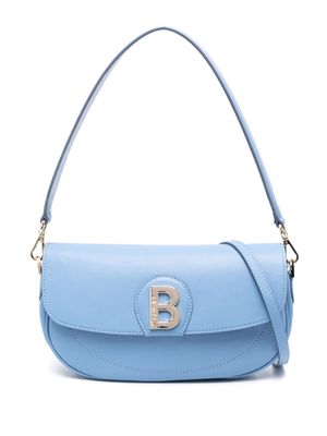 Blugirl logo-plaque leather shoulder bag - Blue
