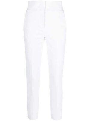 Blugirl slim-cut cropped trousers - White