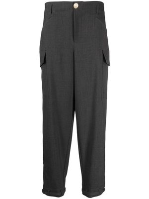 Blugirl tapered-leg cargo trousers - Grey